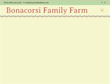 Tablet Screenshot of bonacorsifamilyfarm.com